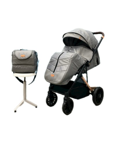 Uşaq arabası Kidilo 6510, boz