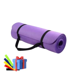 Коврик для йоги Kahn_0102, ЭВА, фиолетовый, 173x61x2 см, 400 г