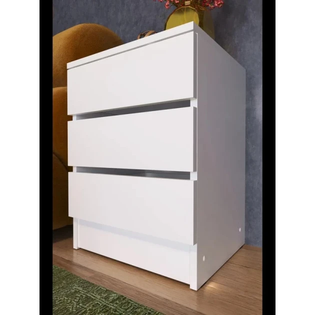 Tumba Art Mebel Art_tumba_50, laminat, ağ, 60x50x40 sm