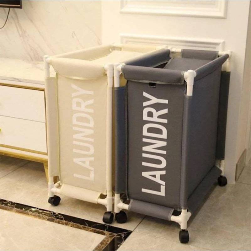 Корзина для белья IM65WOP3, бежевая, 35x35x68 см Корзина для белья IM65WOP3, бежевая, 35x35x68 см