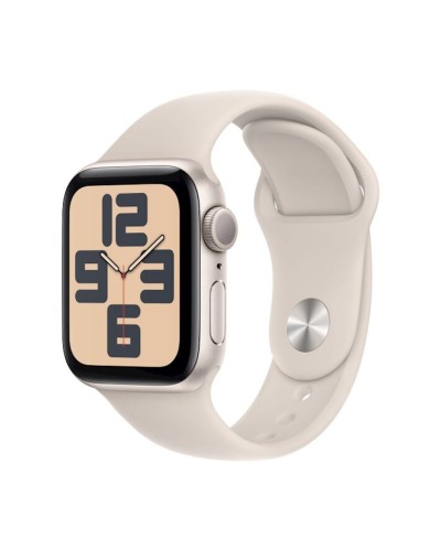 Ağıllı saat Apple Watch SE GPS 40mm Starlight Aluminium Case with Starlight Sport Band - S/M (Rəsmi zəmanət)