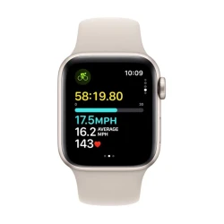 Умные часы Apple Watch SE GPS 40mm Starlight Aluminium Case with Starlight Sport Band - S/M (Официальная гарантия)