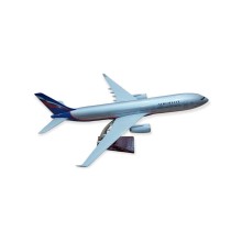 Dekorativ təyyarə modeli Aeroflot, gümüşü, 44x48x22 sm uzunlunqda