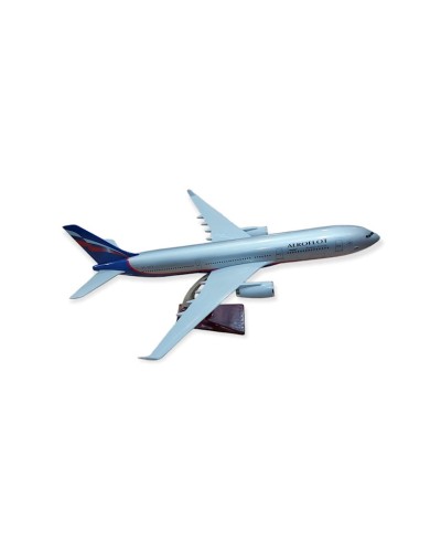 Dekorativ təyyarə modeli Aeroflot, gümüşü, 44x48x22 sm uzunlunqda
