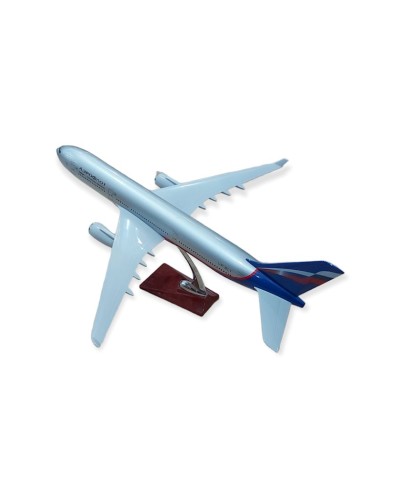 Dekorativ təyyarə modeli Aeroflot, gümüşü, 44x48x22 sm uzunlunqda