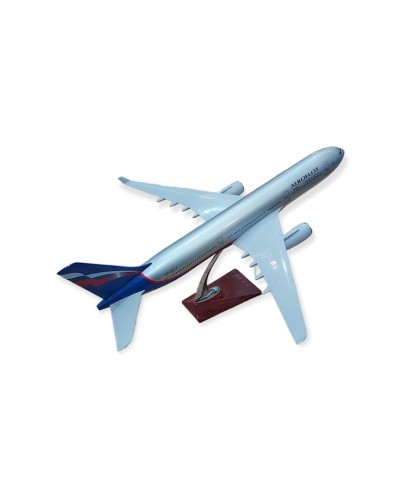 Dekorativ təyyarə modeli Aeroflot, gümüşü, 44x48x22 sm uzunlunqda