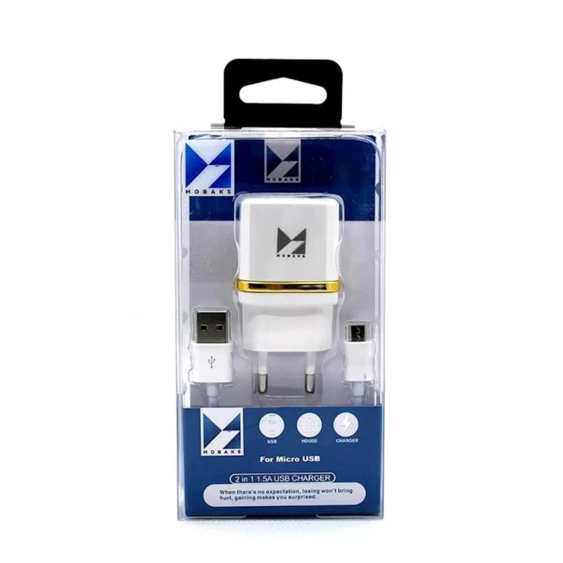 Şəbəkə enerji toplama cihazı Mobaks CS-05 Micro USB, Ağ Şəbəkə enerji toplama cihazı Mobaks CS-05 Micro USB, Ağ