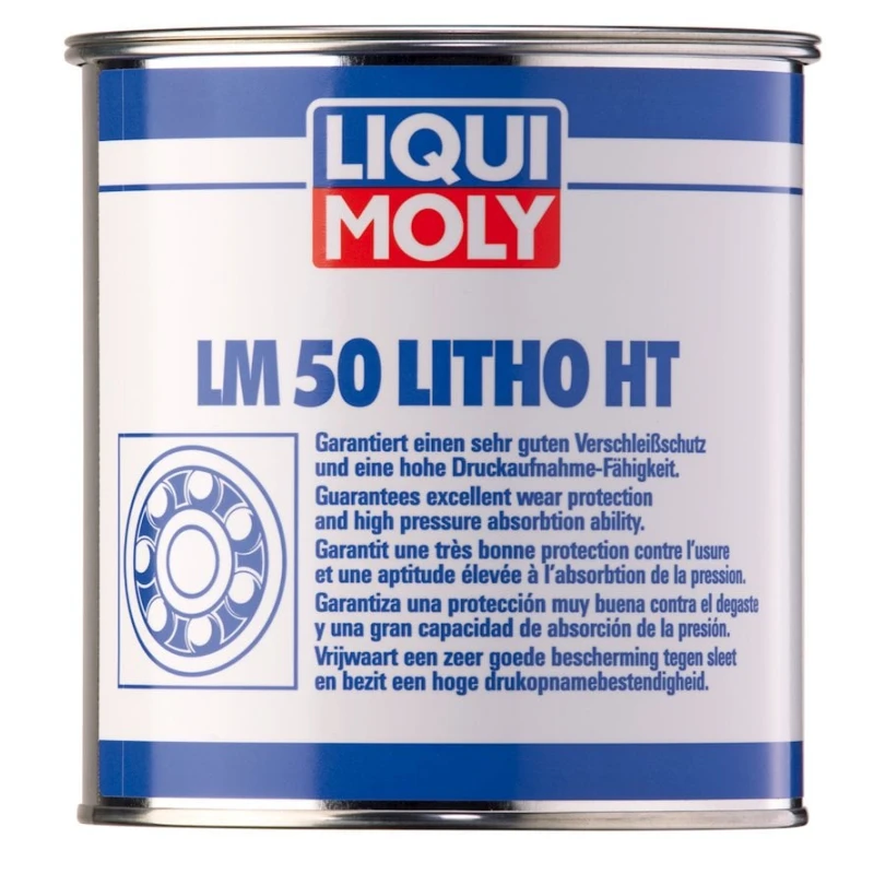 Литиевая смазка Liqui Moly LM 50 Litho HT LM-3407, 1 кг Литиевая смазка Liqui Moly LM 50 Litho HT LM-3407, 1 кг
