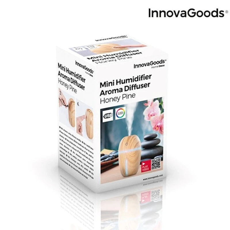 Мини-увлажнитель InnovaGoods Honey Pine Aroma Diffuser V0101197