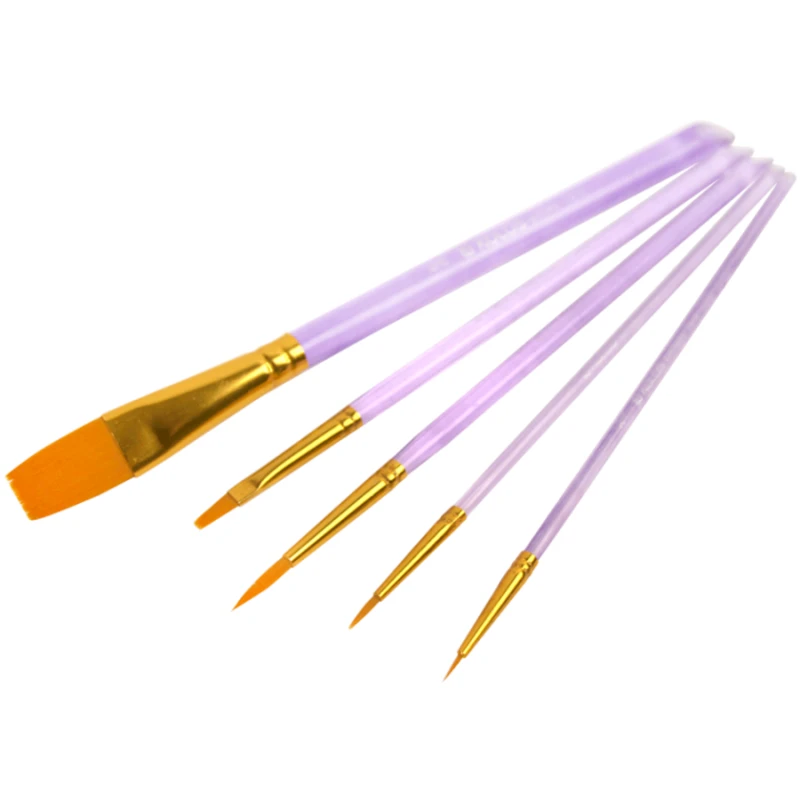 Набор кистей Kolos 7013, №4, 5/8, плоские, 2шт, №3/0, 1, 5, круглые, синтетика, 3шт Набор кистей Kolos 7013, №4, 5/8, плоские, 2шт, №3/0, 1, 5, круглые, синтетика, 3шт