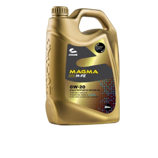 Motor yağı Cyclon Magma SYN M-FE 0W-20 sintetik, 4 l
