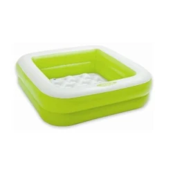 Надувной бассейн Intex H571995100NP-2, длина 86 см, ширина 86 см, высота 25 см, объем 57 л, зеленый