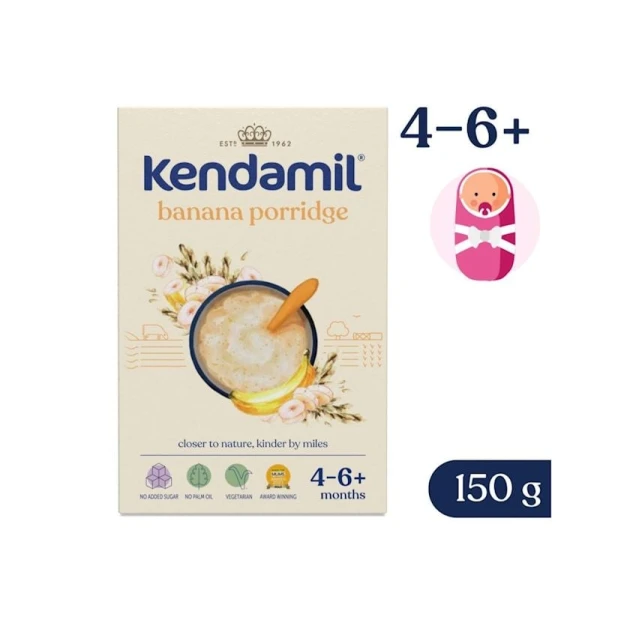 Молочная каша Kendamil Banana, с 4 месяцев, 150 г Молочная каша Kendamil Banana, с 4 месяцев, 150 г