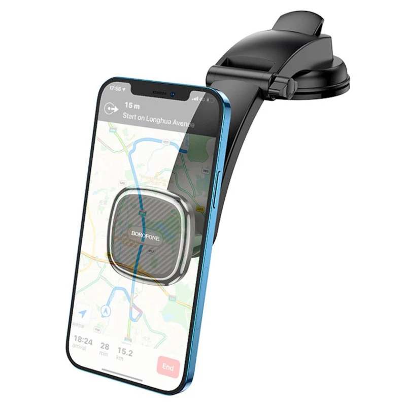 Автомобильный держатель для телефона Borofone BH68 Black Автомобильный держатель для телефона Borofone BH68 Black