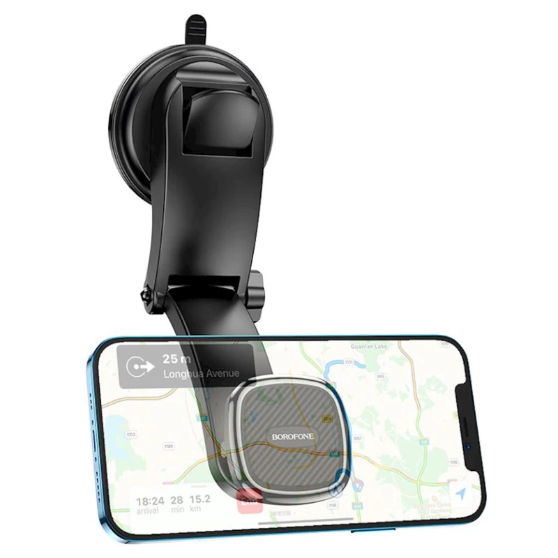 Автомобильный держатель для телефона Borofone BH68 Black Автомобильный держатель для телефона Borofone BH68 Black