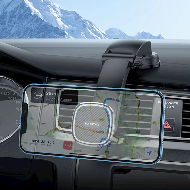 Автомобильный держатель для телефона Borofone BH68 Black Автомобильный держатель для телефона Borofone BH68 Black