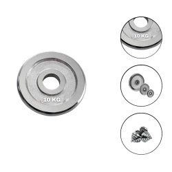 Disk Ironflex 1195 10 kq, xrom, dəliyin diametri 30 mm