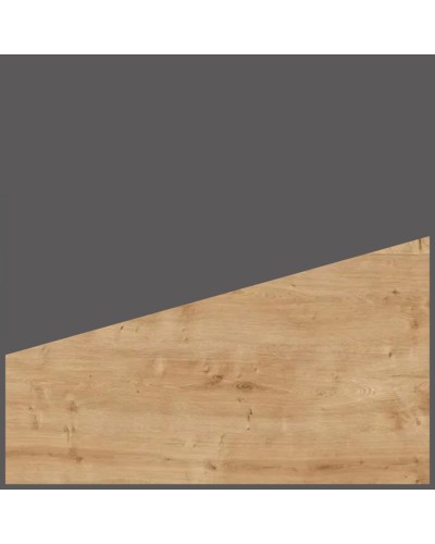 Stellaj 3563_L-M 2PenalRobeGrayVot, 50x49x210 sm, LDSP, boz