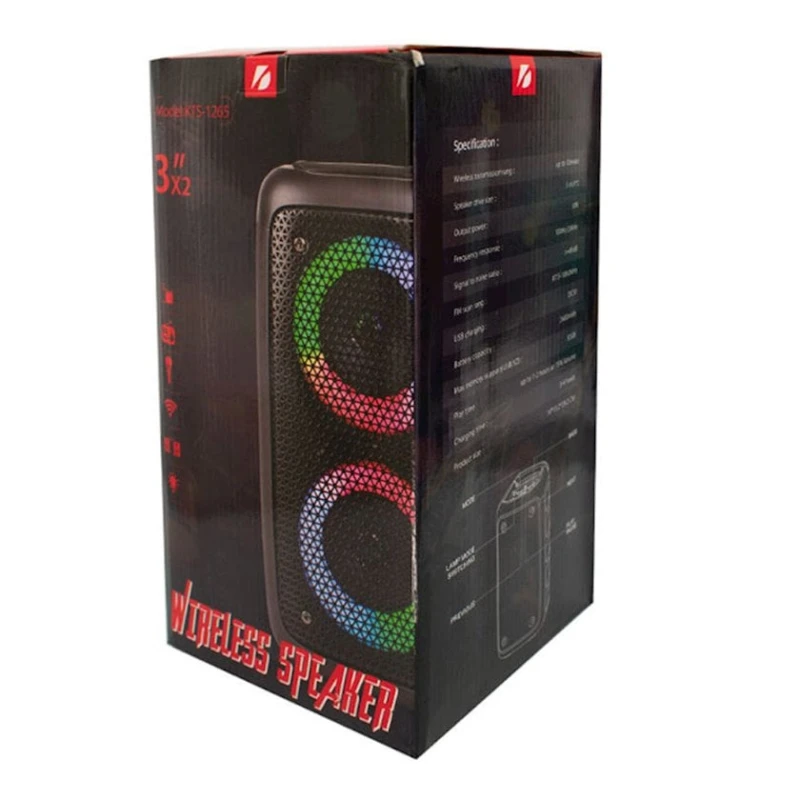 Портативная колонка KTS KTS-1265 Портативная колонка KTS KTS-1265