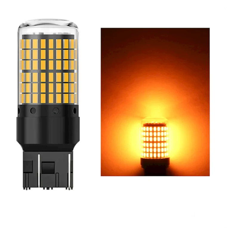 Светодиодная лампа Yobis ZXSC-3014-144, желтая, 2 шт