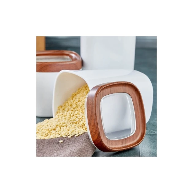 Набор контейнеров для хранения Bonny Mugiss,3 шт, 1800/1000/600 мл, с крышкой, белый