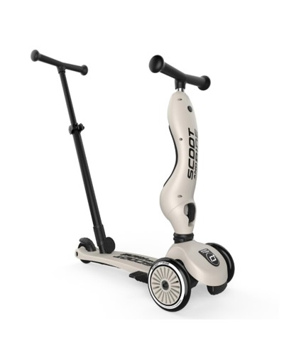 Трехколесный скутер Scoot&Ride Highwaykick, бежевый