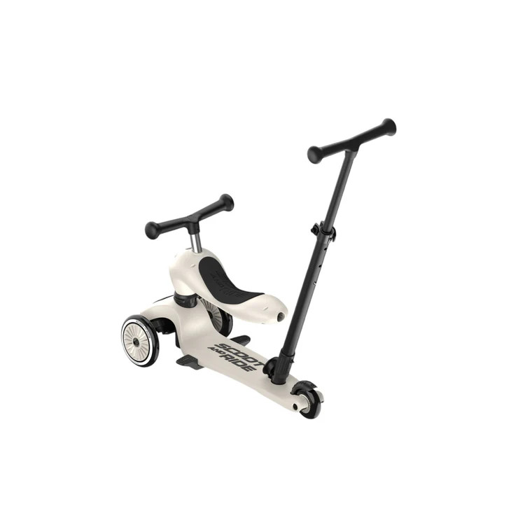 Трехколесный скутер Scoot&Ride Highwaykick, бежевый Трехколесный скутер Scoot&Ride Highwaykick, бежевый