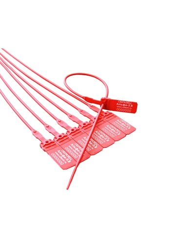 Plastik nəzarət möhürü Альфа Alfa-3.8, məhsul çeşiddə, 1000 əd