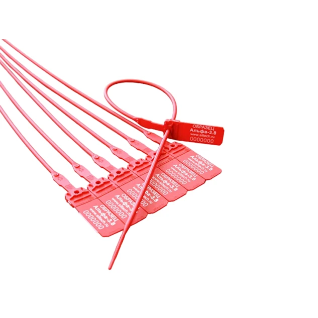 Пластиковая контрольная пломба Альфа Alfa-3.8, товар в ассортименте, 1000 шт Пластиковая контрольная пломба Альфа Alfa-3.8, товар в ассортименте, 1000 шт