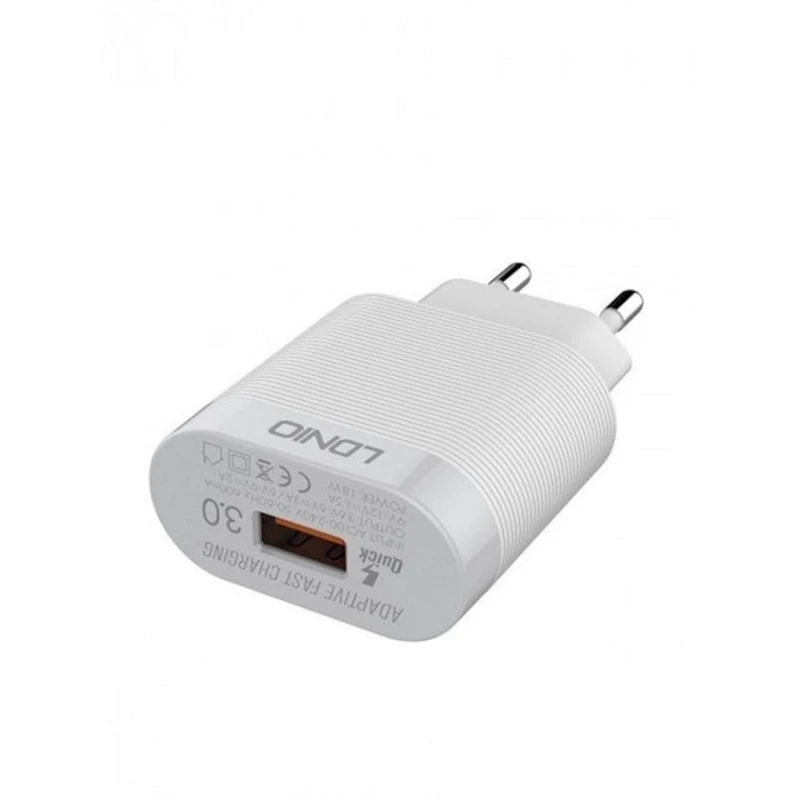 Сетевое зарядное устройство LDNIO A303Q Lighting