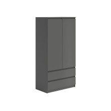 Şkaf Art Mebel Art-80-40, boz, 210х80х50 sm