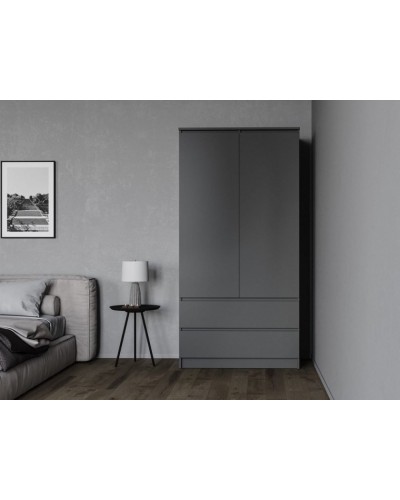 Şkaf Art Mebel Art-80-40, boz, 210х80х50 sm