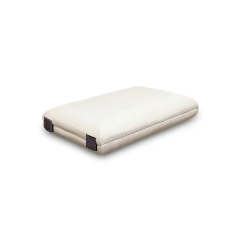 Подушка Beyosa Home Carbon, пенополиуретан, белая, размер L, 60x40х14 см