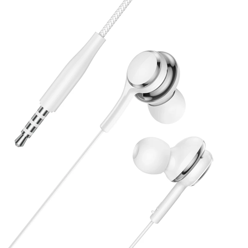 Simli qulaqlıq Wiwu Earbuds 310 Jack Wired 3.5 Connector White Simli qulaqlıq Wiwu Earbuds 310 Jack Wired 3.5 Connector White