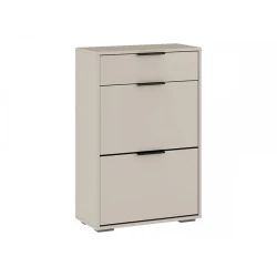 Тумба для обуви Art Mebel, ЛДСП, кремовая, 30х60х130 см