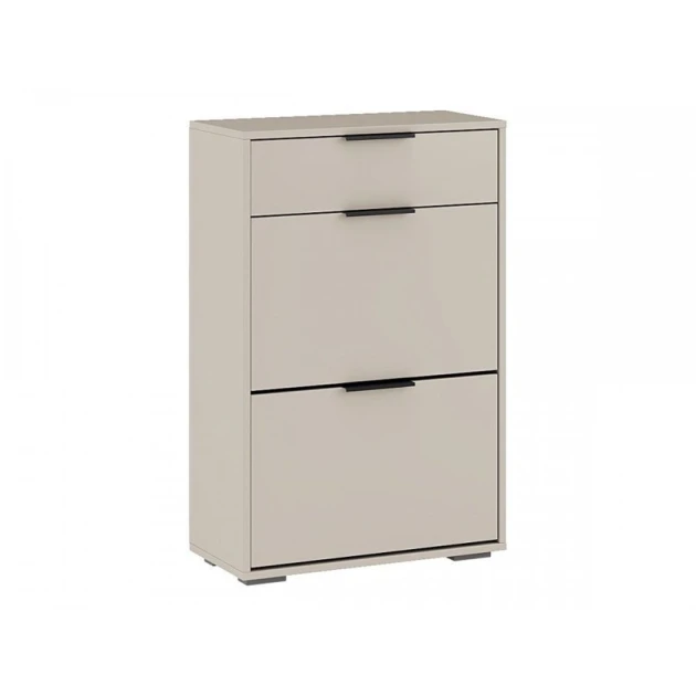 Тумба для обуви Art Mebel, ЛДСП, кремовая, 30х60х130 см