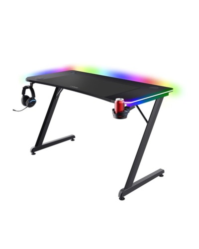 Oyunçu masası Trust GXT 710 Luminus Pro RGB Gaming - Black