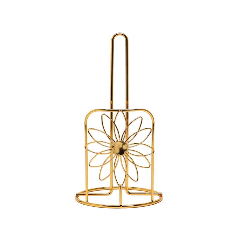 Подставка для бумажных полотенец as_056, металл, золотистый