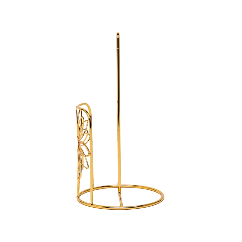 Подставка для бумажных полотенец as_056, металл, золотистый