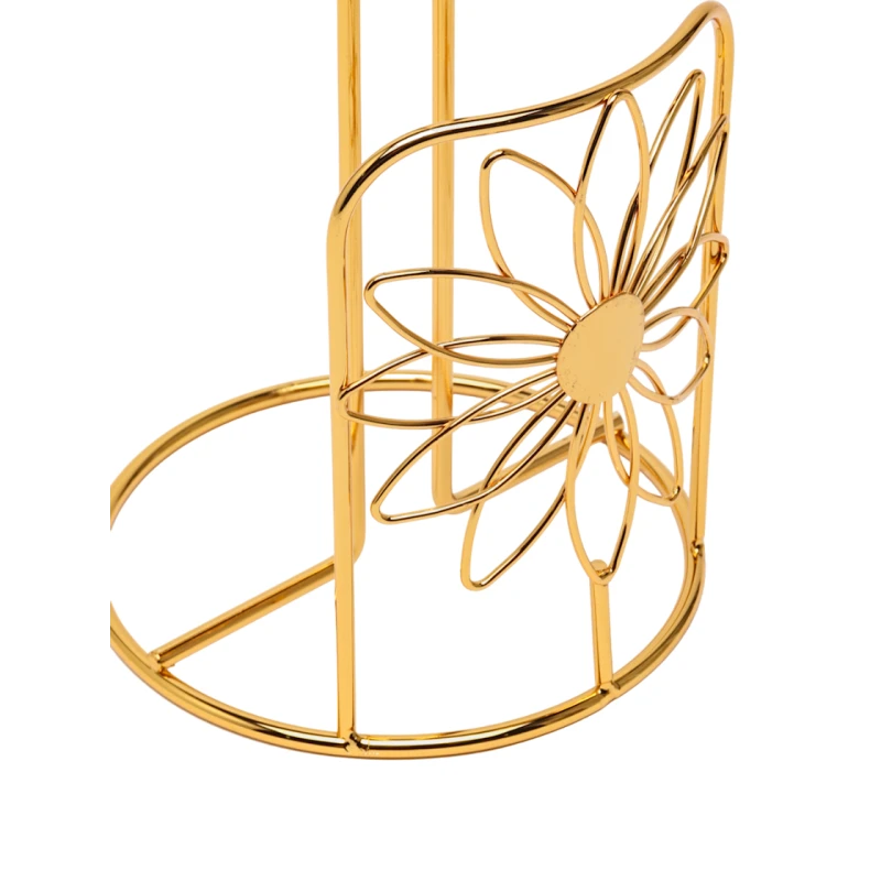 Подставка для бумажных полотенец as_056, металл, золотистый