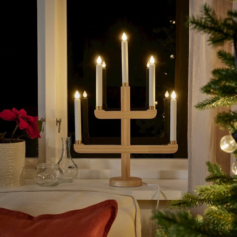 Светодиодный канделябр IKEA Strala 5 ламп, 56 см