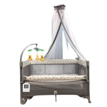 Manej-çarpayı Cool Baby VL-KIDS-140, boz, 120х60х74 sm