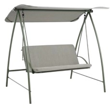 Bağ yelləncəyi JYSK Lysnet, polad/polyester, 180x176x133 sm, yaşıl, yastıq daxildir