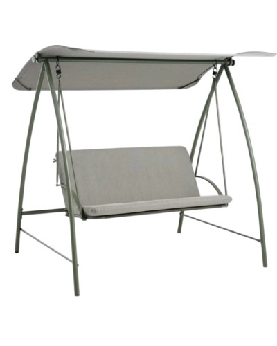 Bağ yelləncəyi JYSK Lysnet, polad/polyester, 180x176x133 sm, yaşıl, yastıq daxildir