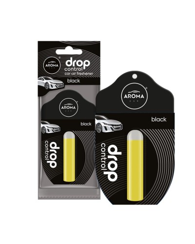 Avtomobil üçün ətirləndirici Aroma Car DROP CONTROL BLACK, asma - 92291