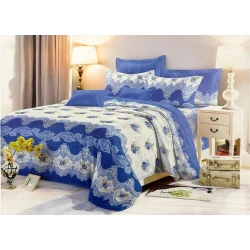 Комплект постельного белья Luxe Cotton Lu-xe-000516 пододеяльник 230х240 см, простыня 200х220 см, наволочки 50x70 см, двуспальный, сатин, разноцветный