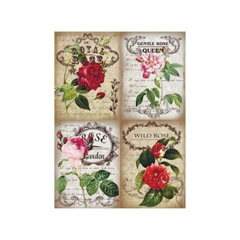 Рисовая бумага для декупажа Cadence А3 - 277