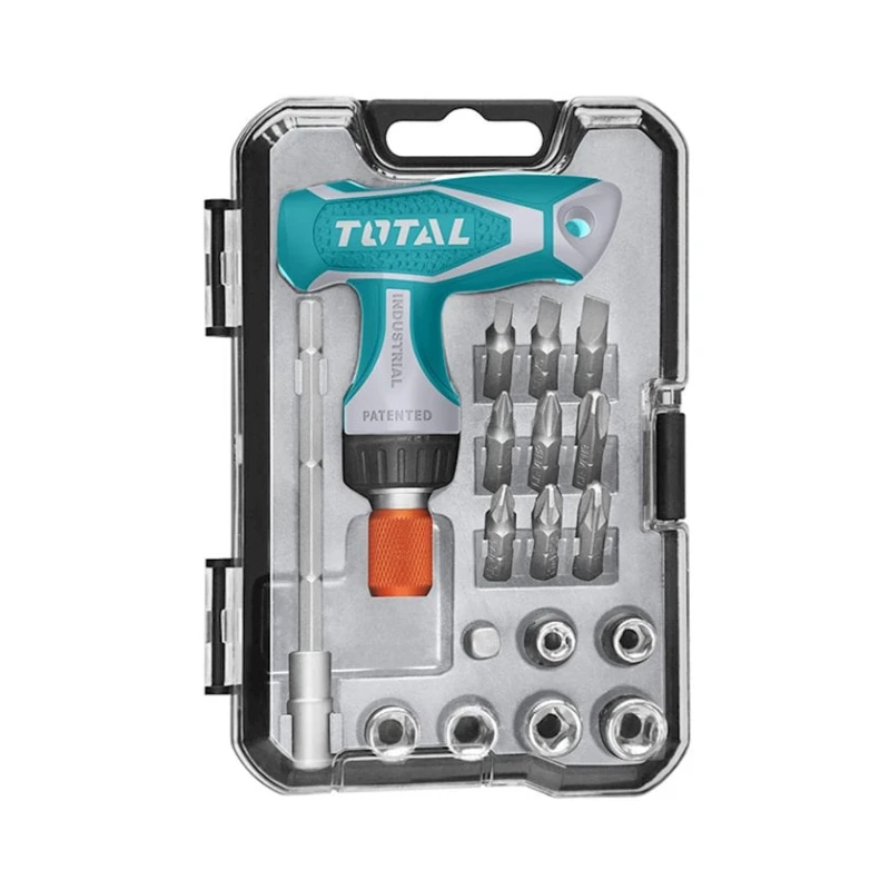 Набор отверток и головок Total TACSD30186 Набор отверток и головок Total TACSD30186