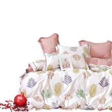 Yataq dəsti Narlı 000928, yorğan üzü 200x220 sm, mələfə 240x260 sm, 2 yastıq üzü 50x70 sm, ikinəfərlik, pambıq/satin, rəngbərəng