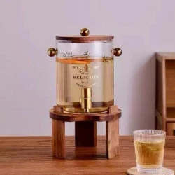 Графин Plateon0050, стекло/бамбук, 7 л